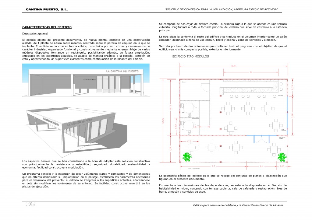 Edificio Cantina Puerto de Alicante