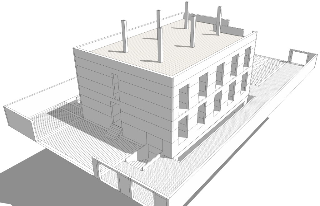 Simulación Estado Reformado: Fachada ventilada.